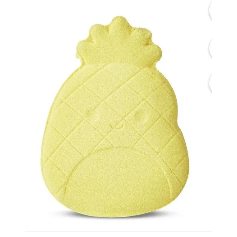 2x Squishmallows Bath Bomb - Pineapple Scented w/Surprise Charm Inside - 5.29 Oz